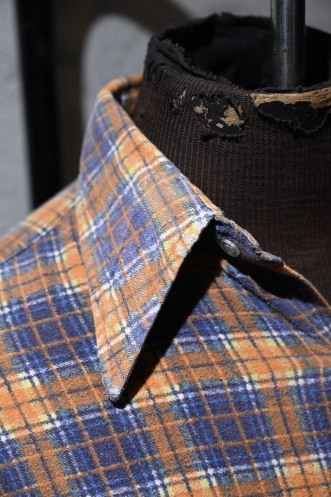 us 1970's cotton flannel shirt
