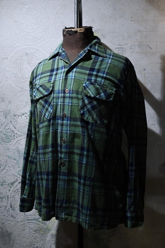 us 1970's cotton flannel shirt