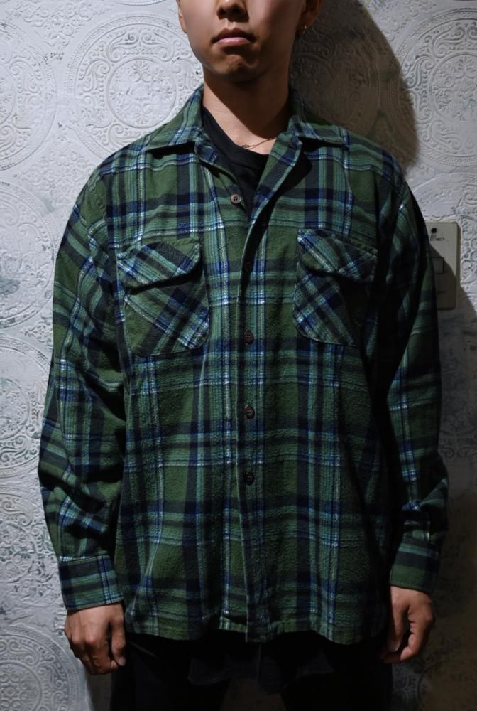 us 1970's cotton flannel shirt