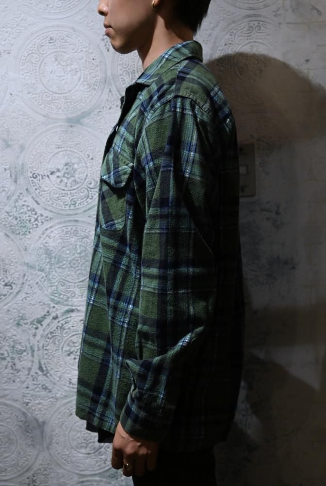 us 1970's cotton flannel shirt