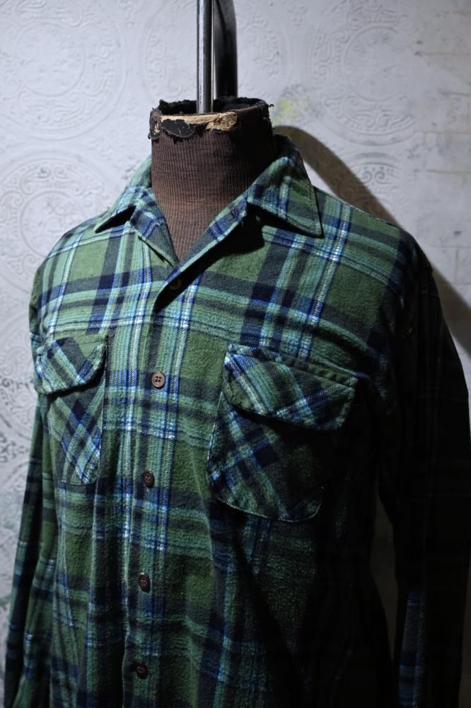 us 1970's cotton flannel shirt
