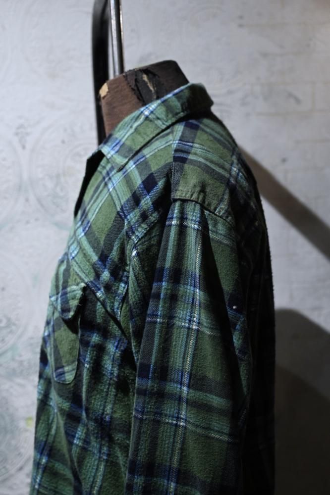 us 1970's cotton flannel shirt