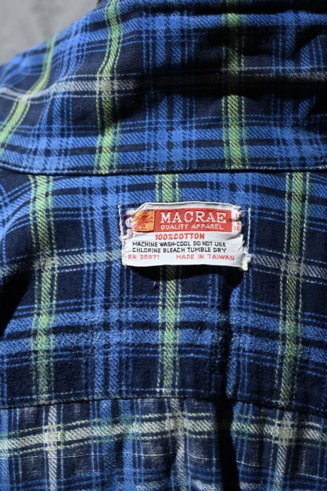 us 1970's cotton flannel shirt