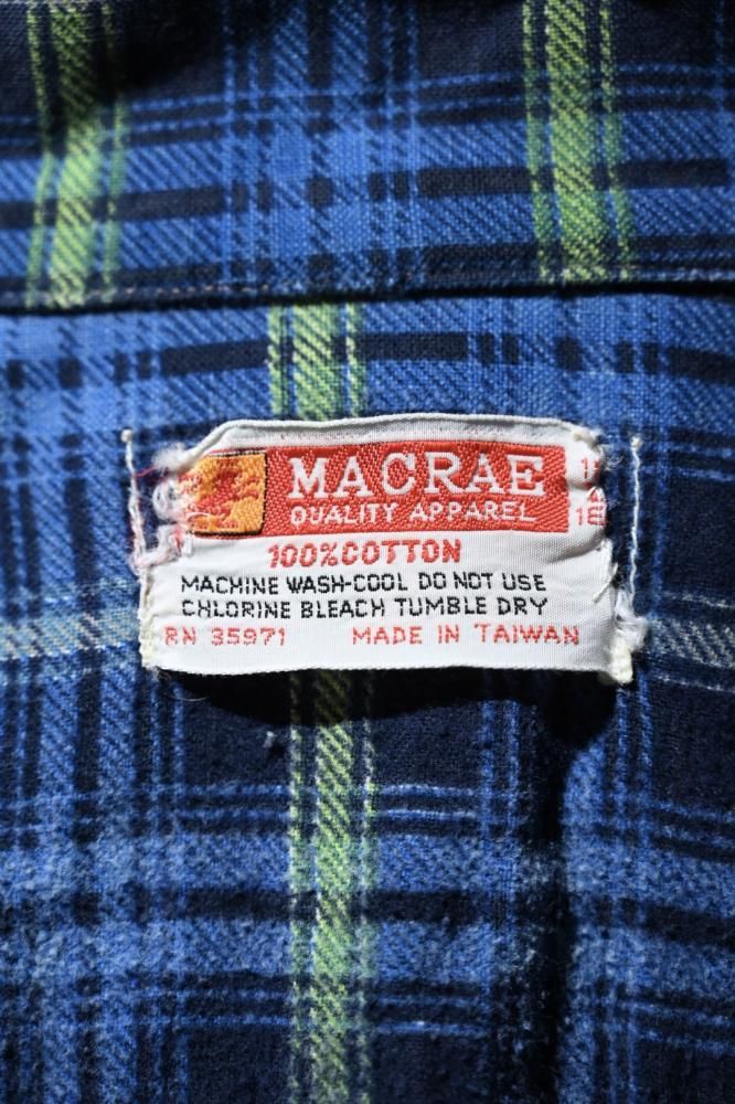 us 1970's cotton flannel shirt