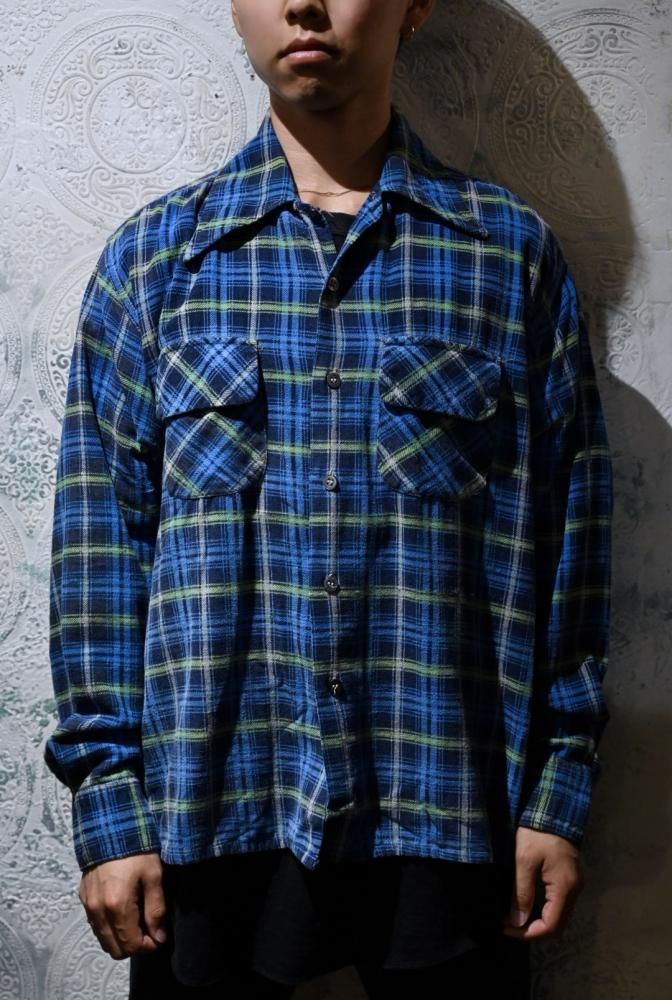 us 1970's cotton flannel shirt