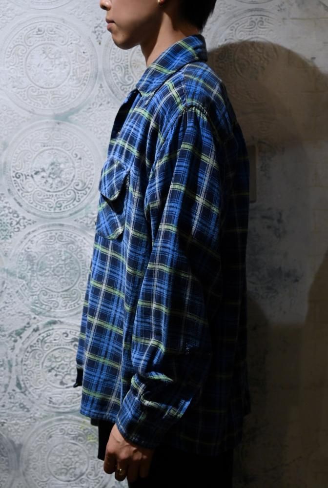 us 1970's cotton flannel shirt