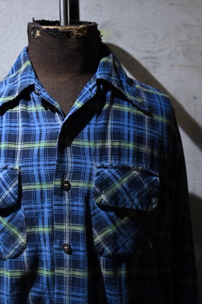 us 1970's cotton flannel shirt