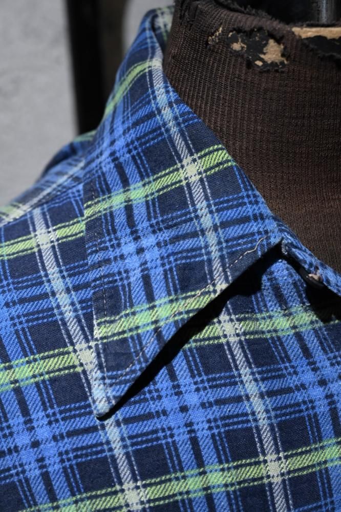 us 1970's cotton flannel shirt