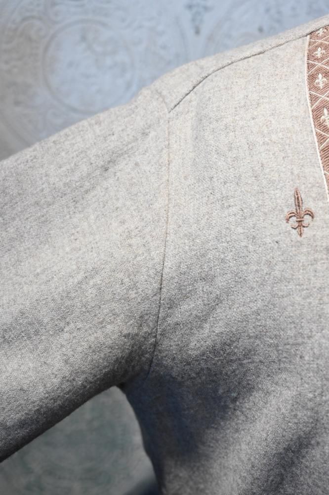 us 1960's fleur de lis wool shirt