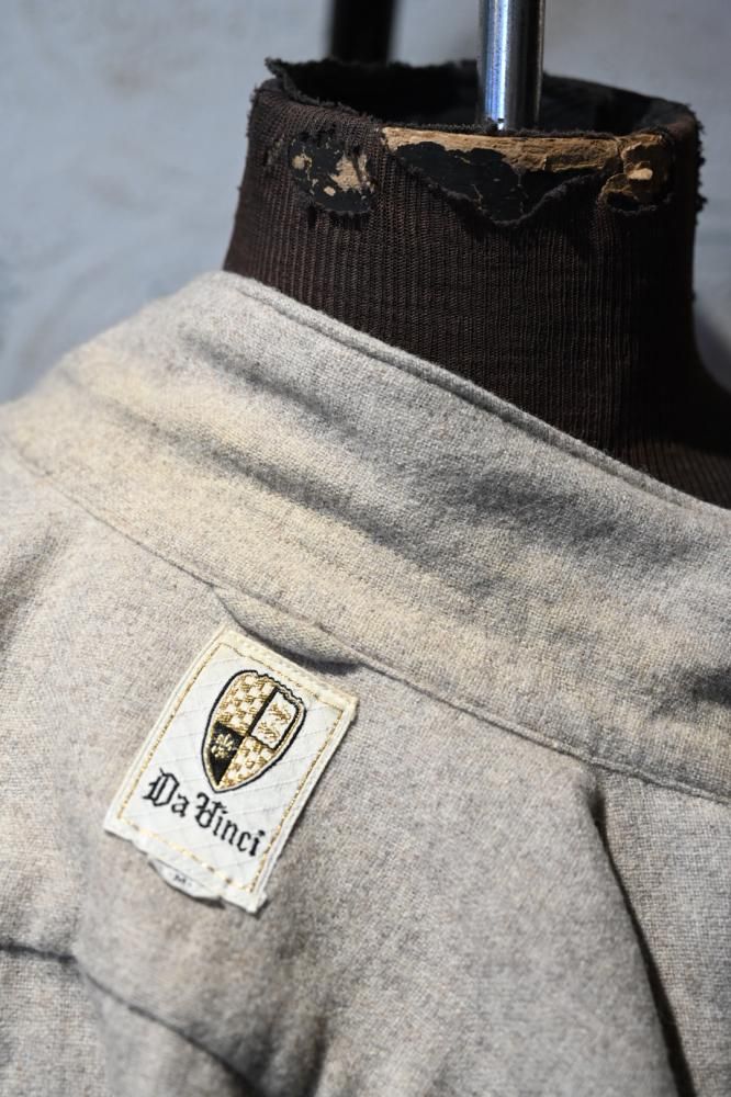 us 1960's fleur de lis wool shirt