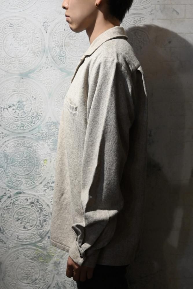 us 1960's fleur de lis wool shirt