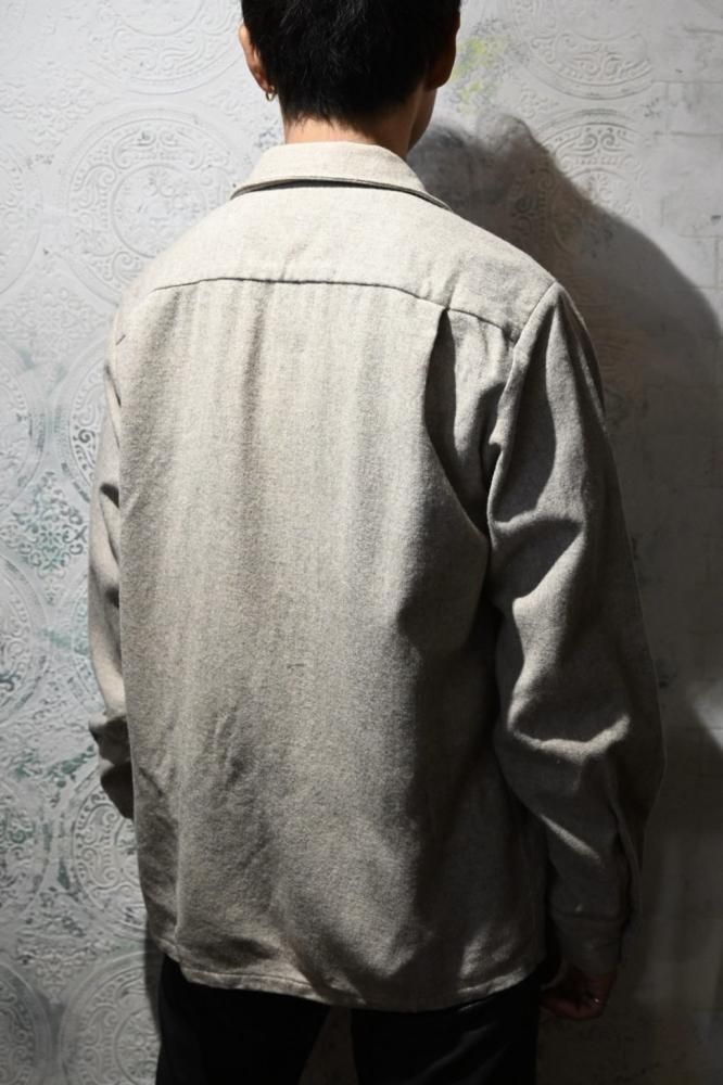 us 1960's fleur de lis wool shirt