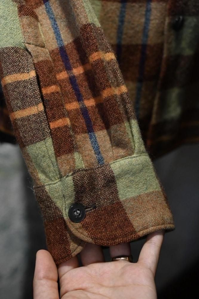 us 1960's~ "Aristocrat" wool shirt