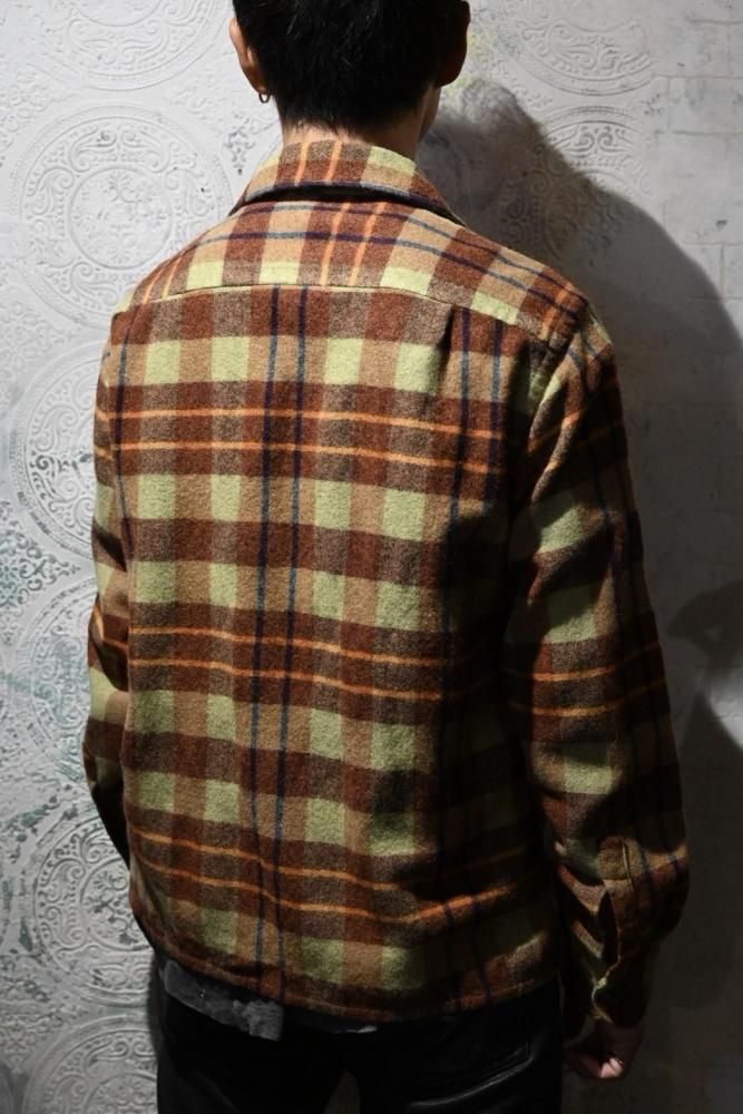 us 1960's~ "Aristocrat" wool shirt