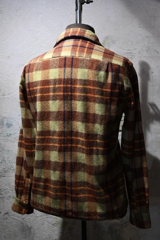 us 1960's~ "Aristocrat" wool shirt