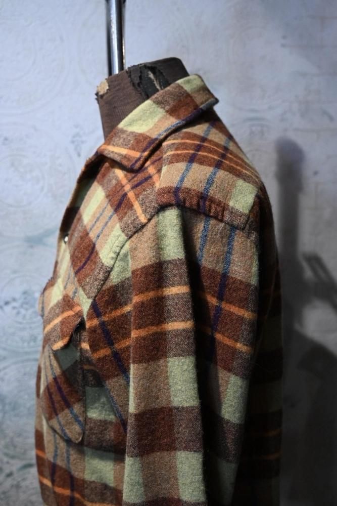 us 1960's~ "Aristocrat" wool shirt