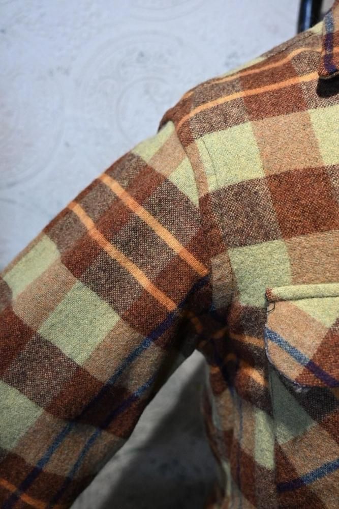 us 1960's~ "Aristocrat" wool shirt