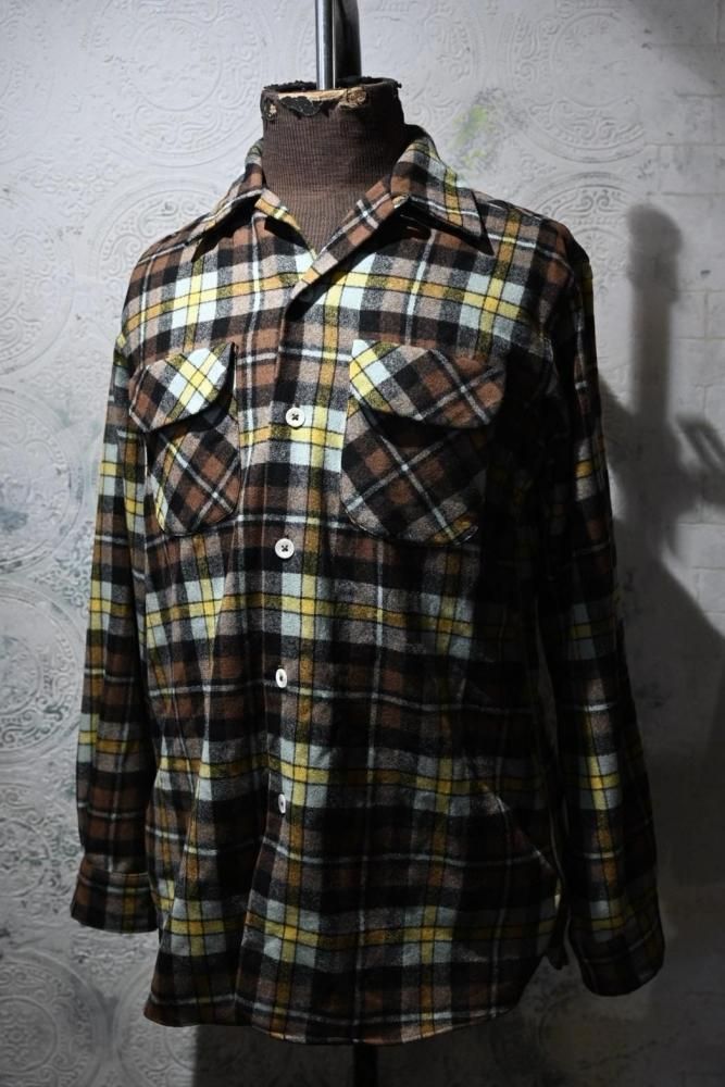 us 1960's "MARK TWAIN" wool shirt