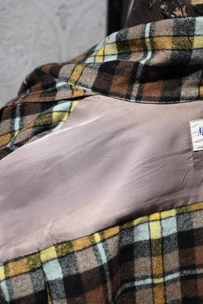 us 1960's "MARK TWAIN" wool shirt