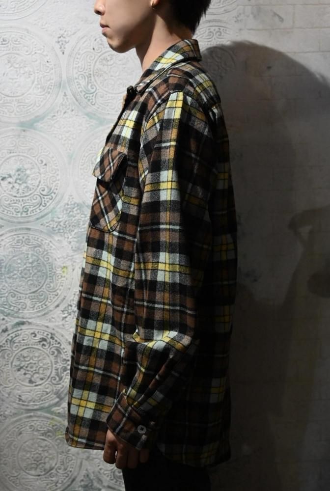 us 1960's "MARK TWAIN" wool shirt