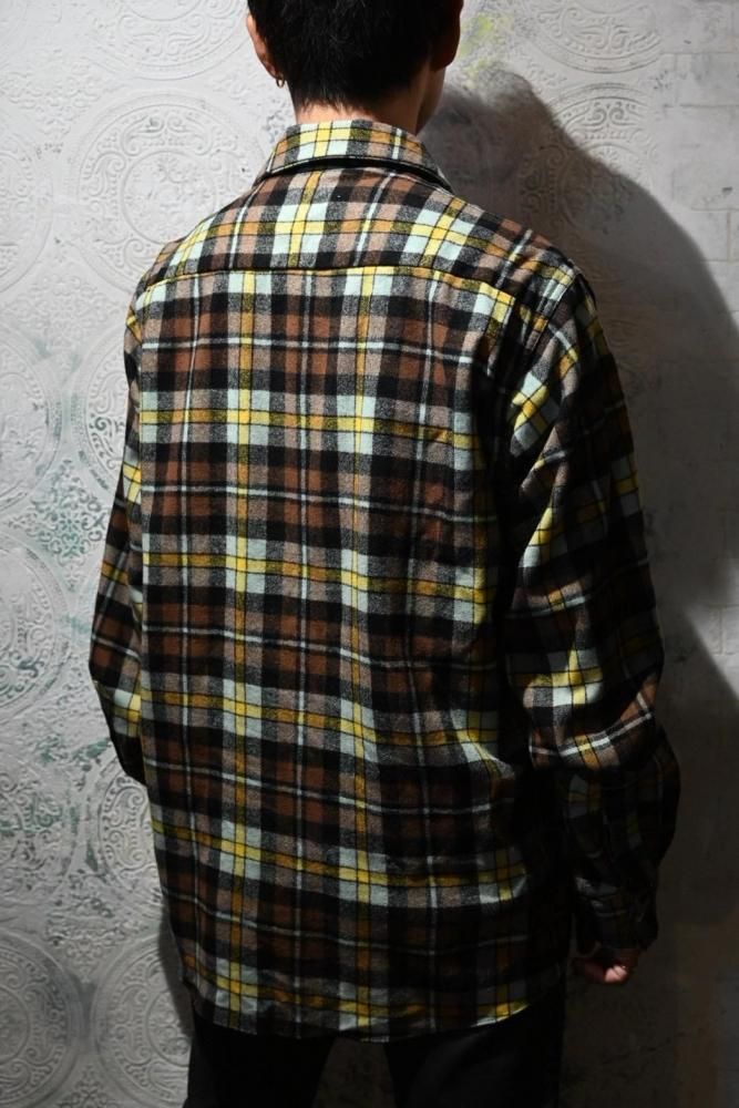 us 1960's "MARK TWAIN" wool shirt