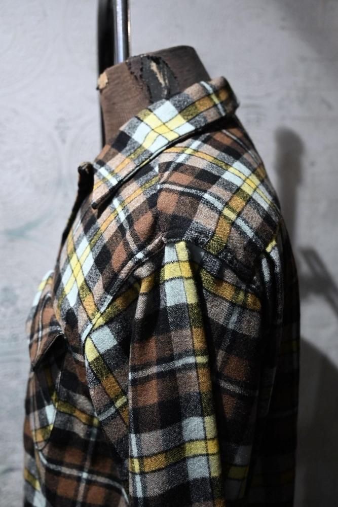 us 1960's "MARK TWAIN" wool shirt