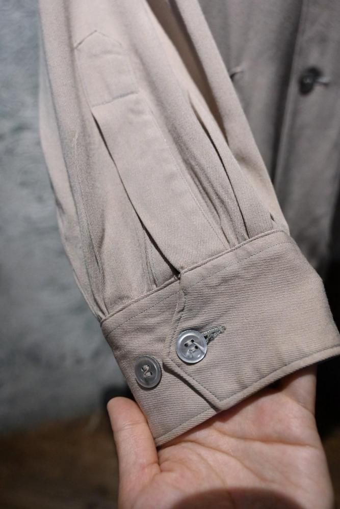 us 1950's rayon gabardine shirt jacket
