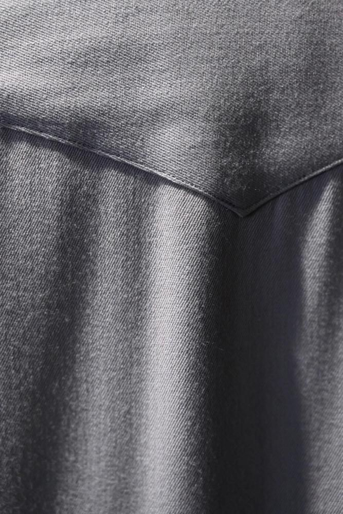 us 1950's rayon gabardine shirt jacket