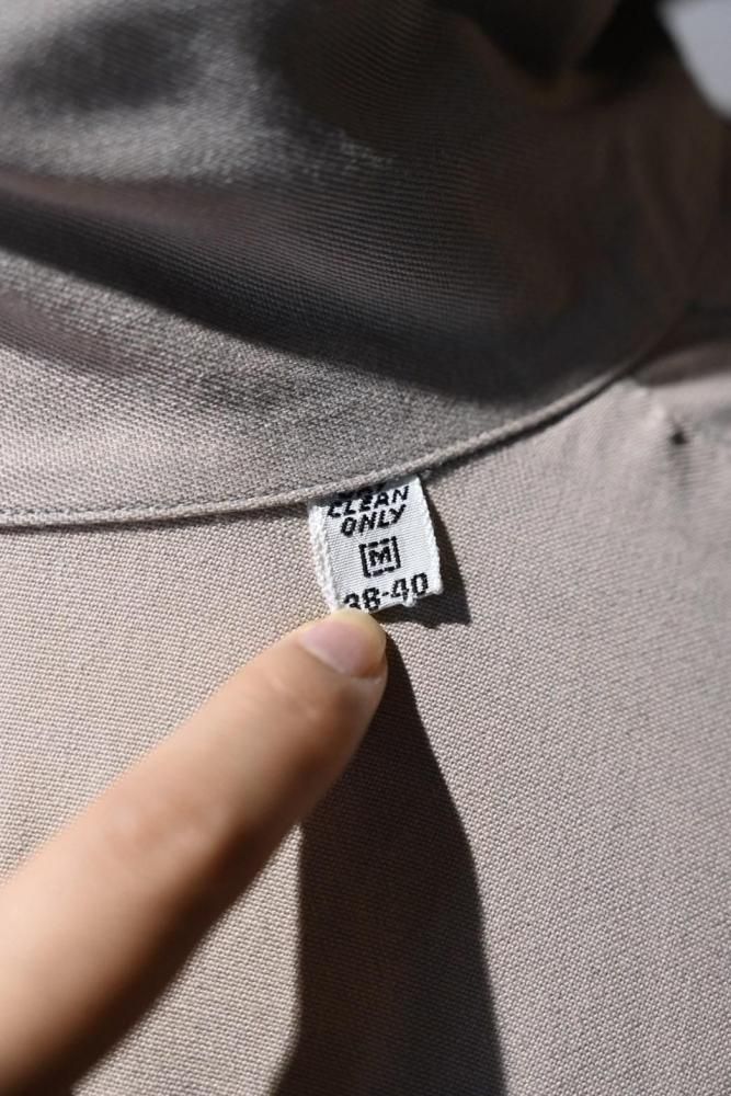 us 1950's rayon gabardine shirt jacket