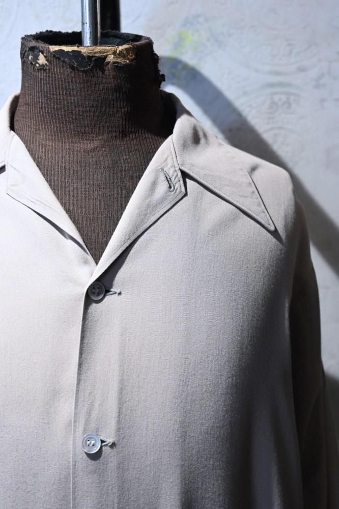 us 1950's rayon gabardine shirt jacket
