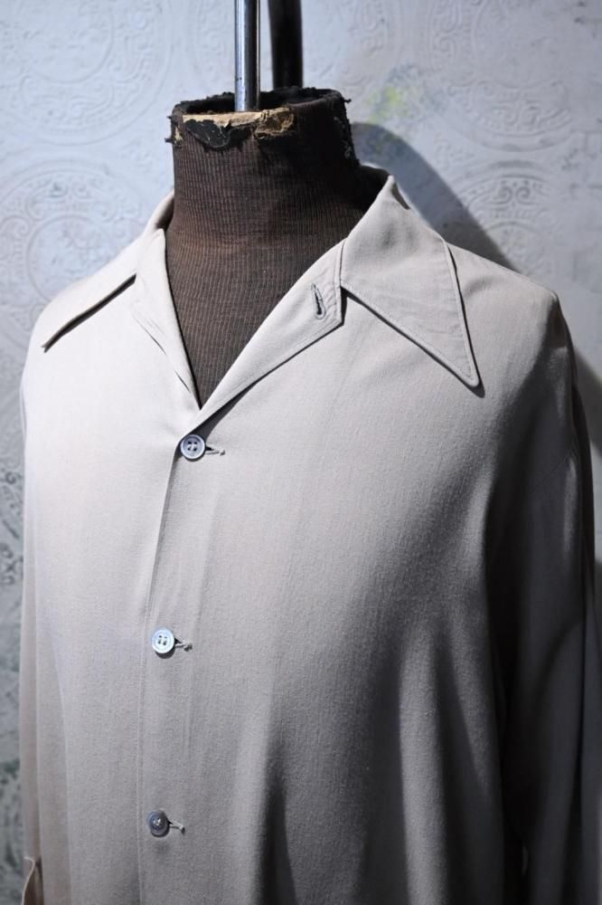 us 1950's rayon gabardine shirt jacket