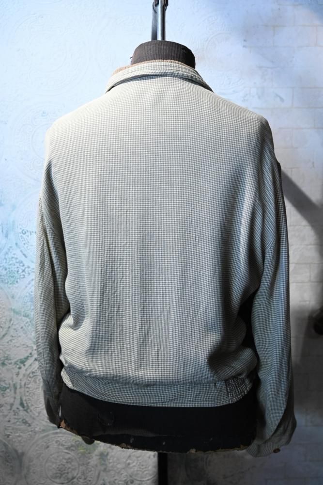 us 1950's rayon reversible jacket