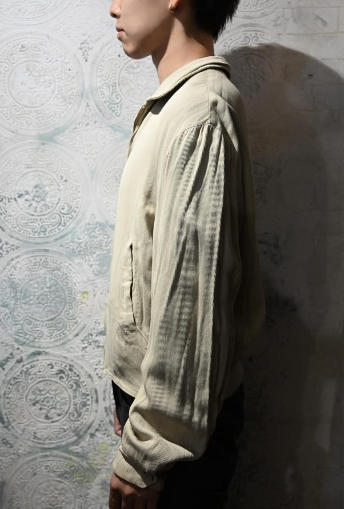 us 1950's rayon reversible jacket