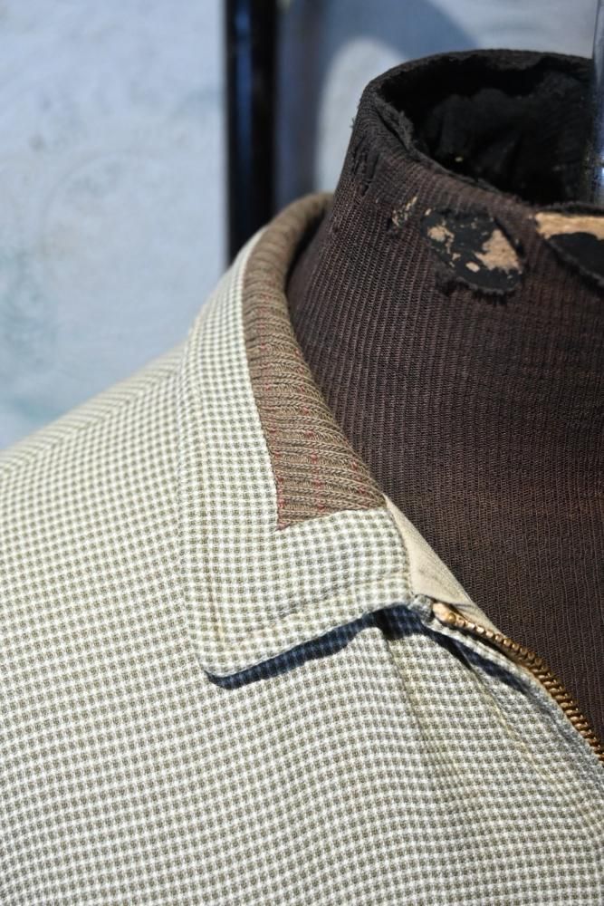 us 1950's rayon reversible jacket