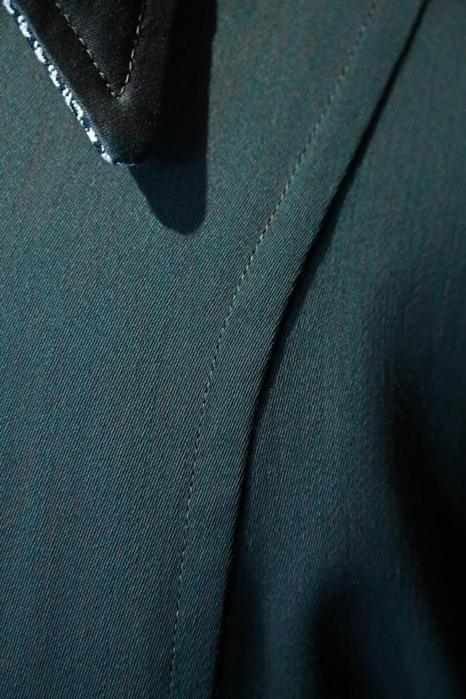 us 1950's rayon gabardine reversible jacket