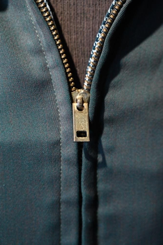 us 1950's rayon gabardine reversible jacket