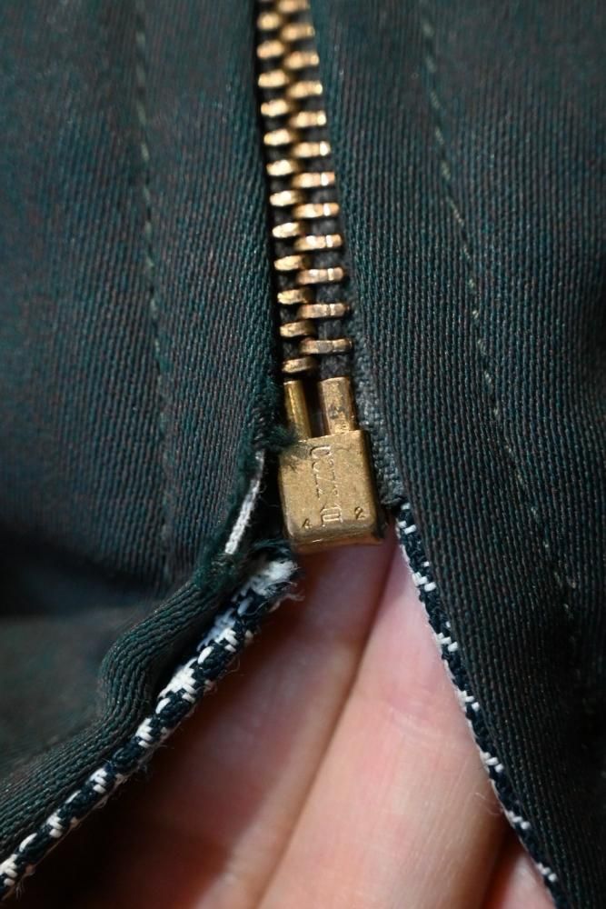 us 1950's rayon gabardine reversible jacket