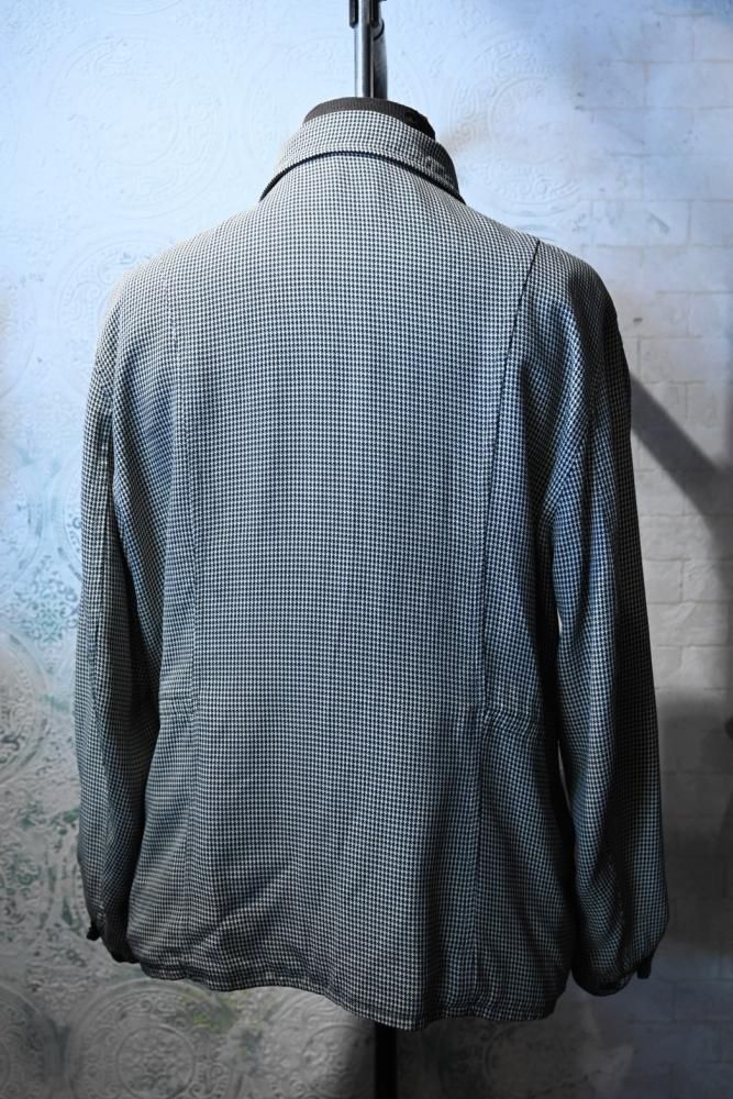 us 1950's rayon gabardine reversible jacket