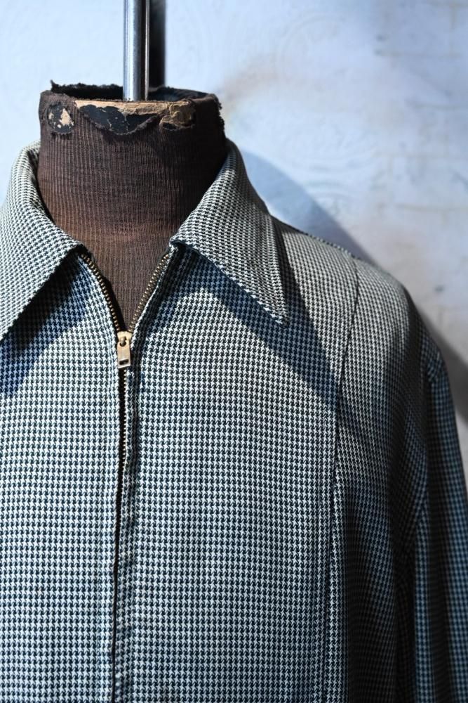 us 1950's rayon gabardine reversible jacket