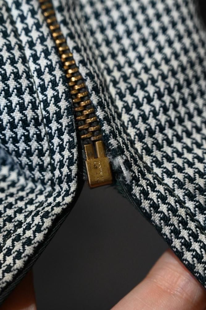 us 1950's rayon gabardine reversible jacket