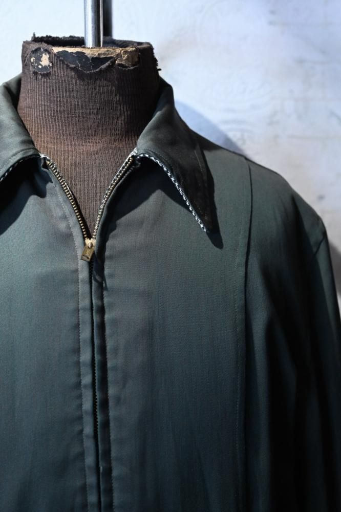 us 1950's rayon gabardine reversible jacket