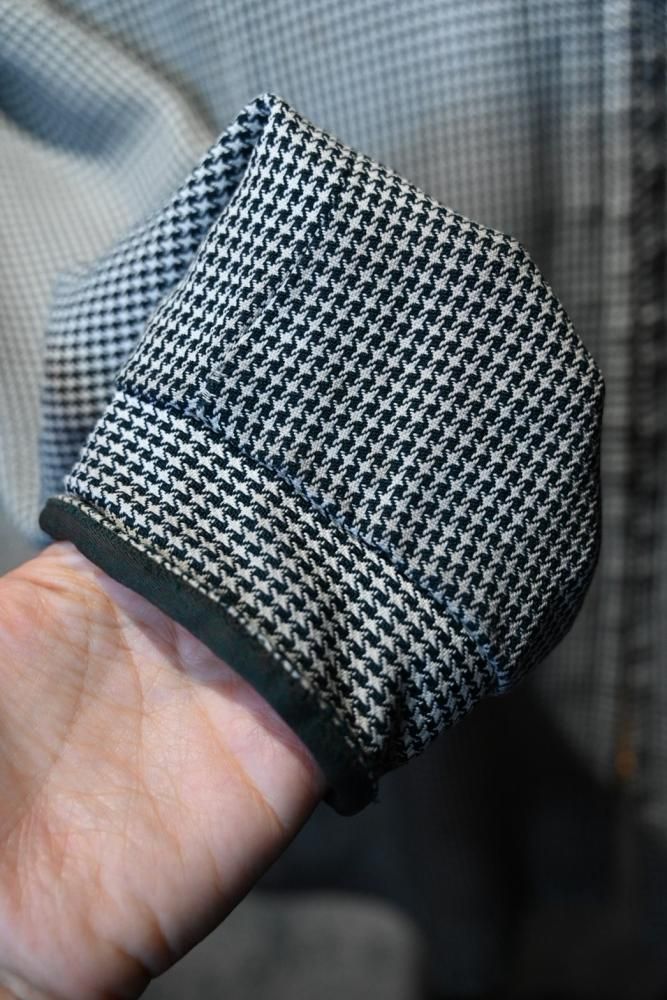 us 1950's rayon gabardine reversible jacket