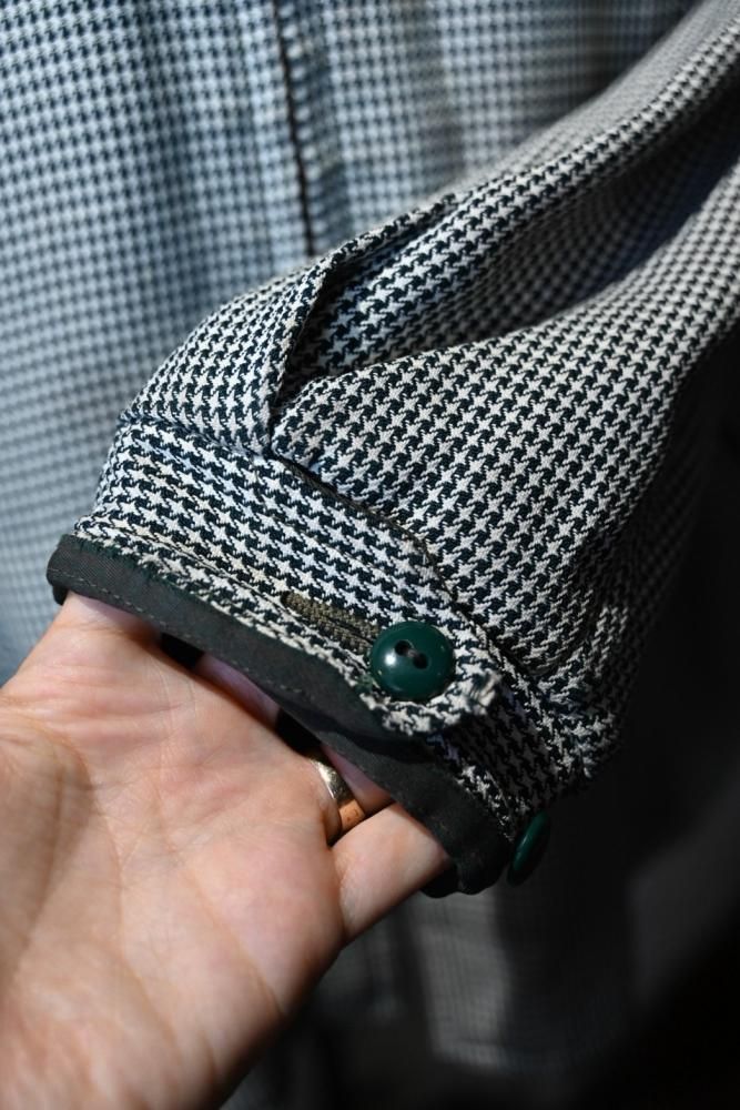 us 1950's rayon gabardine reversible jacket