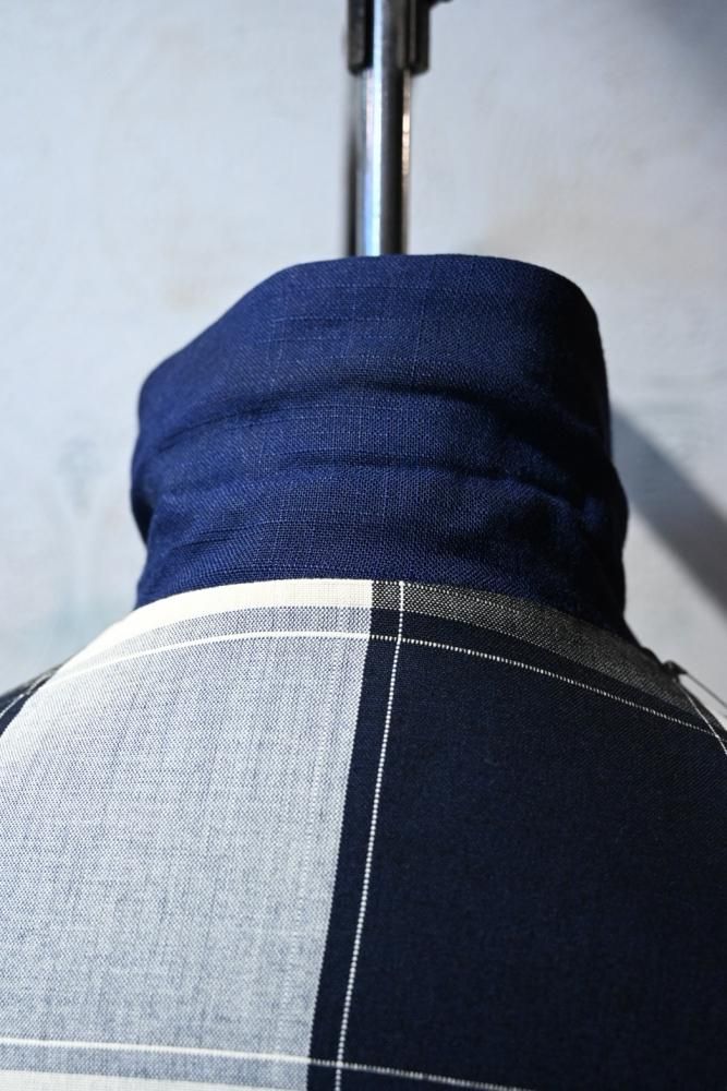 us 1950's rayon slab  check reversible jacket