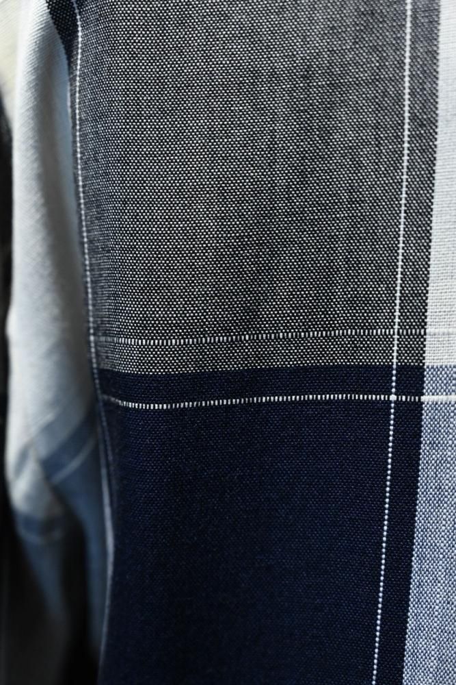 us 1950's rayon slab  check reversible jacket