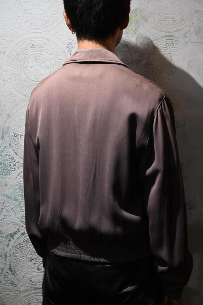 us 1950's rayon gaberdine reversible jacket