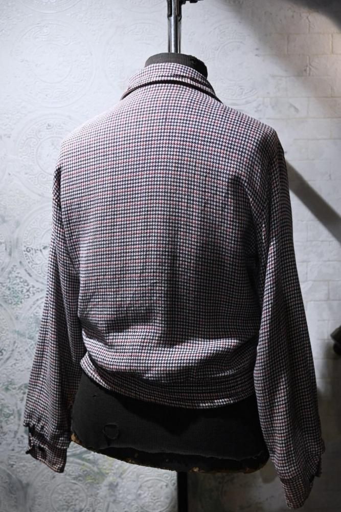 us 1950's rayon gaberdine reversible jacket