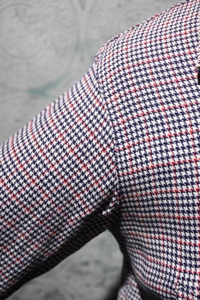 us 1950's rayon gaberdine reversible jacket