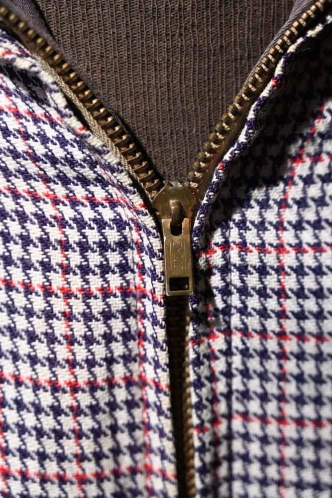 us 1950's rayon gaberdine reversible jacket