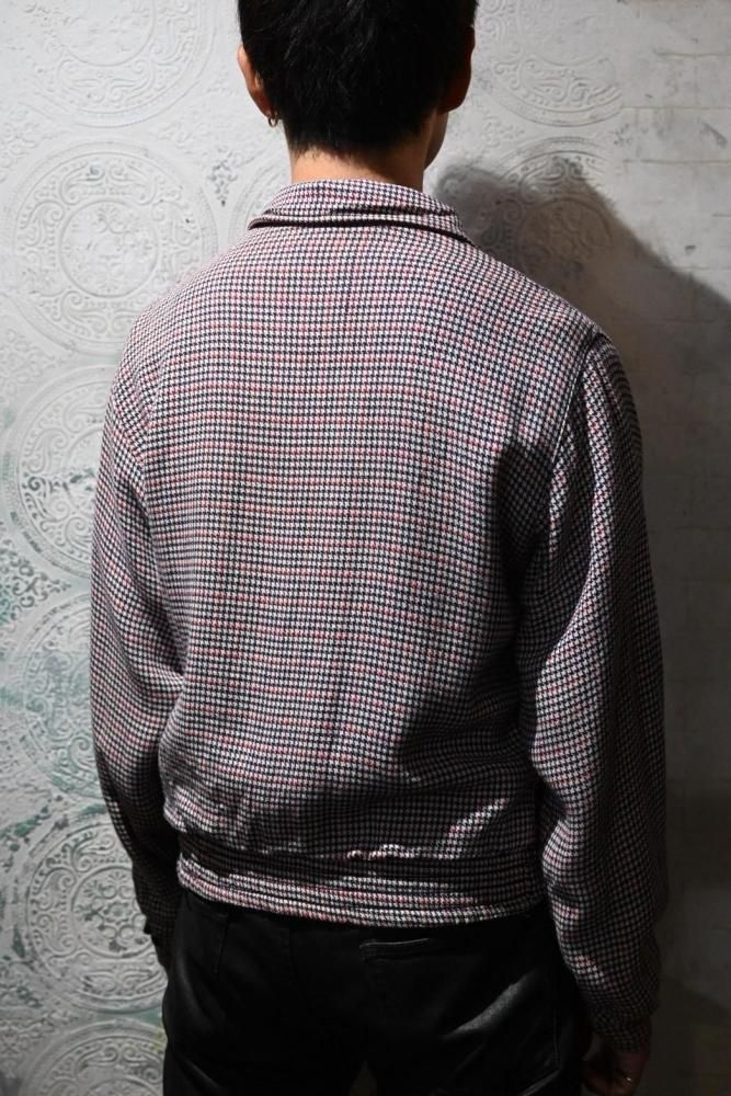 us 1950's rayon gaberdine reversible jacket